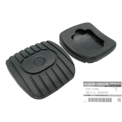 NISSAN MICRA K12 03- NAKŁADKA GUMA NA PEDAŁ HAMULCA SPRZĘGŁA OE 46531-AX600